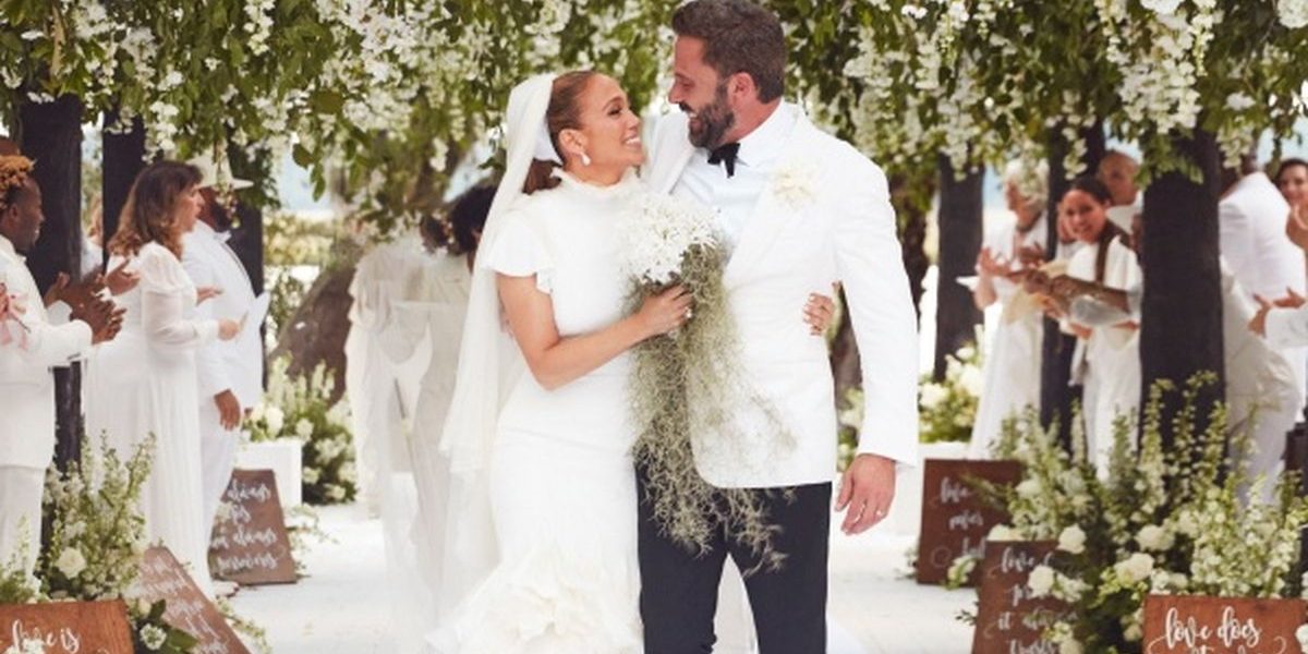 JLO comparte las fotos inéditas de su boda con Ben Affleck