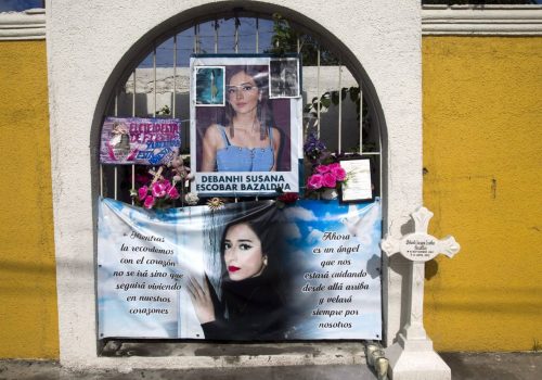 Protesta en memoria de Debanhi Escobar para exigir justicia por su feminicidio