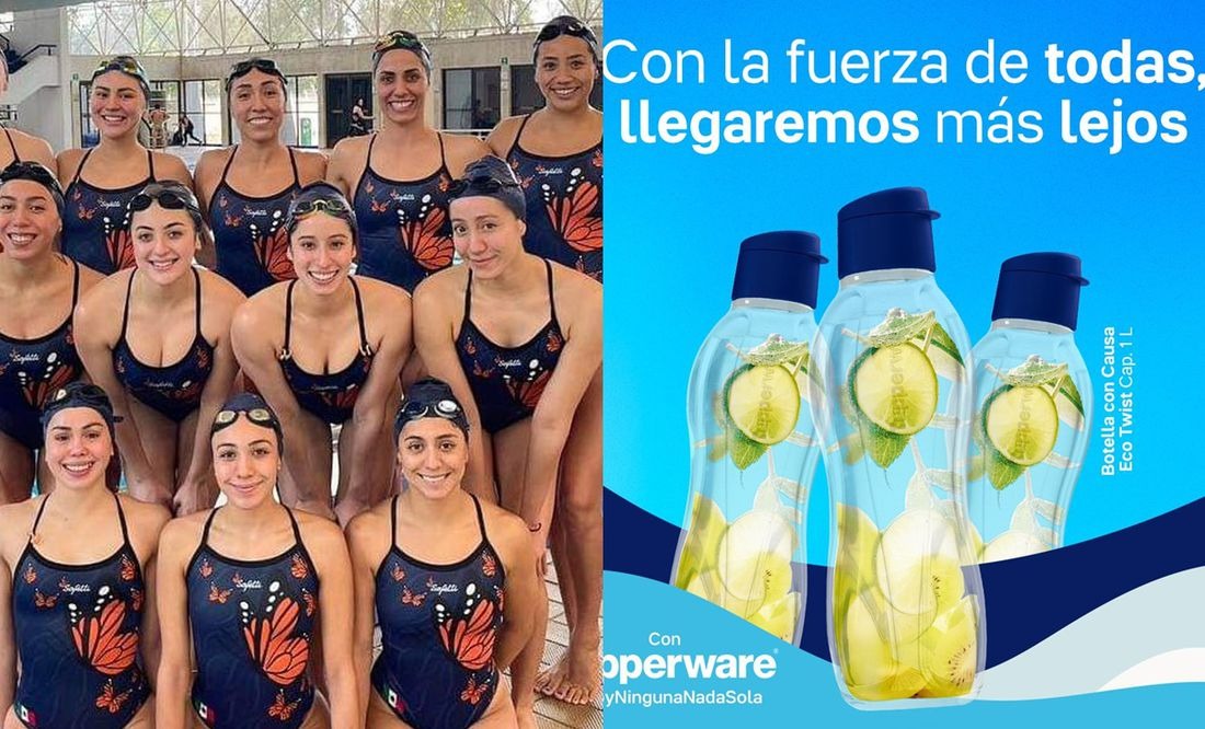 Aunque sin especificar ganancia, Tupperware lanza producto en apoyo a las nadadoras