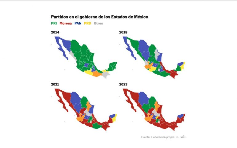 Así queda el mapa político de México tras elecciones en Edomex y Coahuila