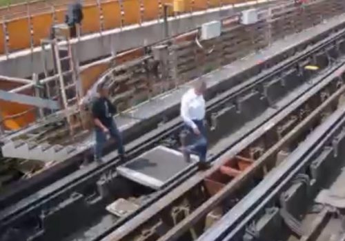 Video del electrocutado en el Metro
