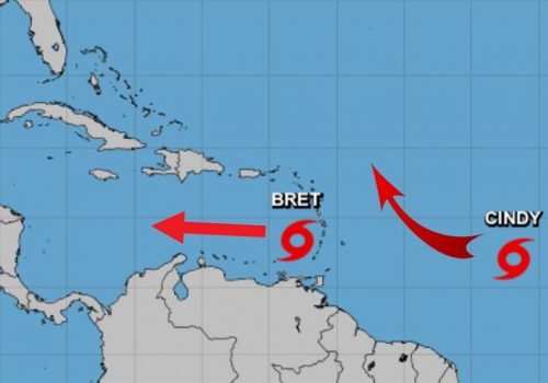 Comienza la temporada de huracanes, Cindy y Bret llegarán al atlantico