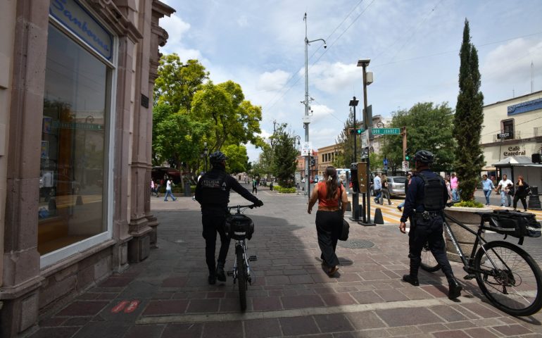 MANTIENE POLICÍA MUNICIPAL DE AGUASCALIENTES APOYO EN TRASLADO DE VALORES