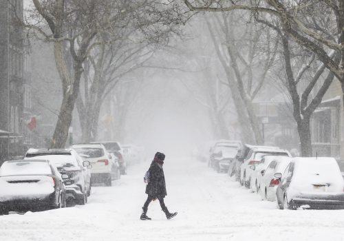 EEUU alerta por la gran primera tormenta de nieve de este año