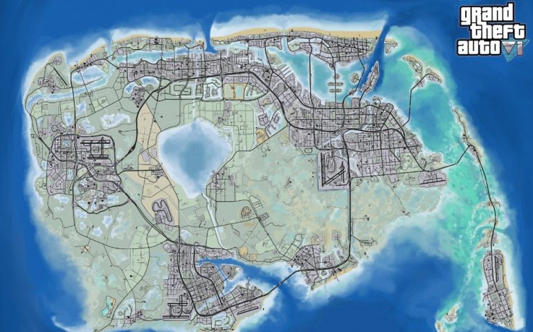 Se revela el mapa de GTA 6, se ampliará mediante expansiones