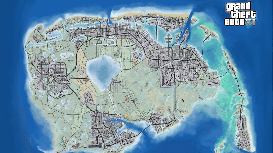 Se revela el mapa de GTA 6, se ampliará mediante expansiones