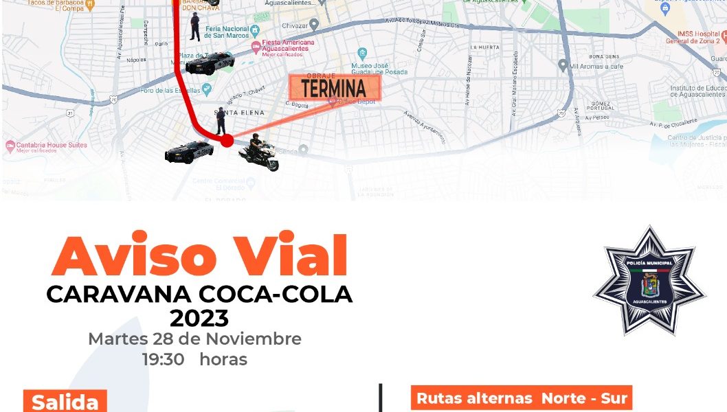 ESTE SERÁ EL RECORRIDO DE LA «CARAVANA COCA COLA 2023»