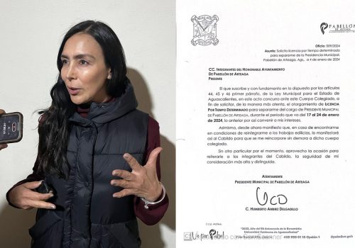 Exige Regidora de Pabellón Edith Hornedo Romo a Alcalde de Pabellón de Arteaga Humberto Ambriz defina intención y sentido de solicitud de licencia