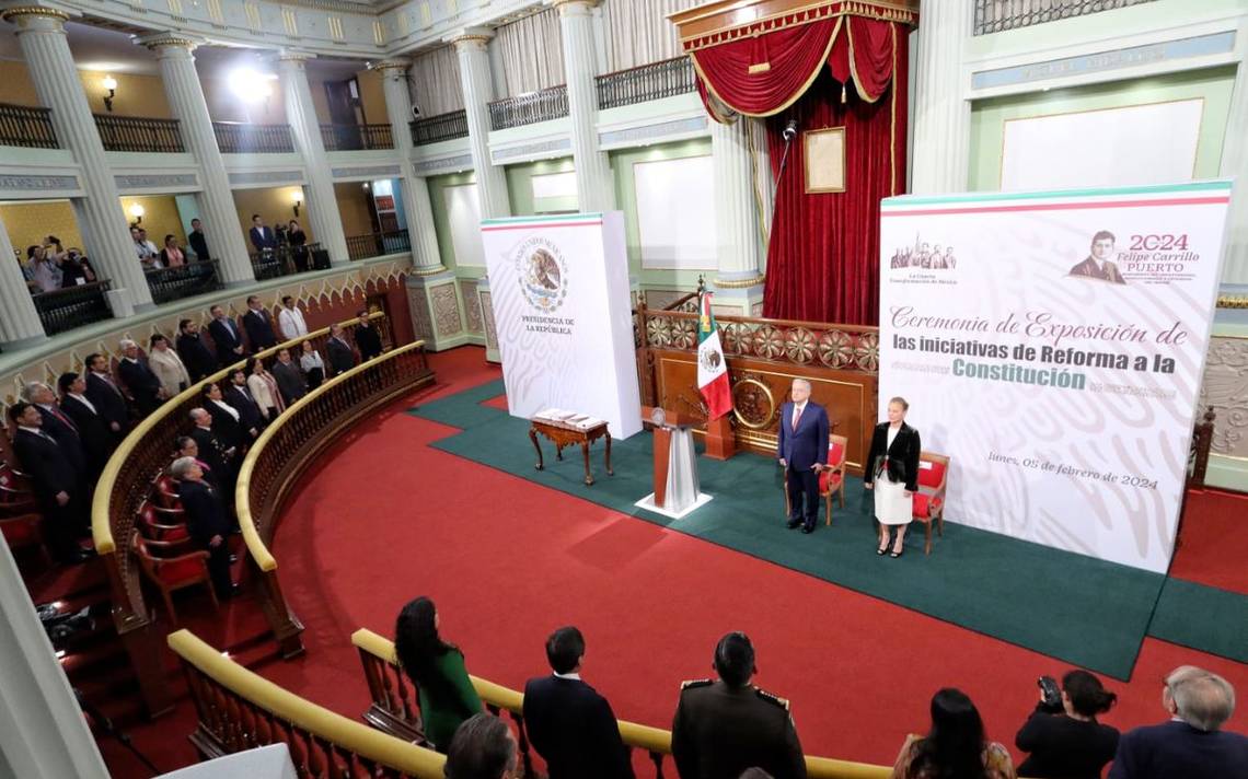 Presenta AMLO el paquete de reformas constitucionales