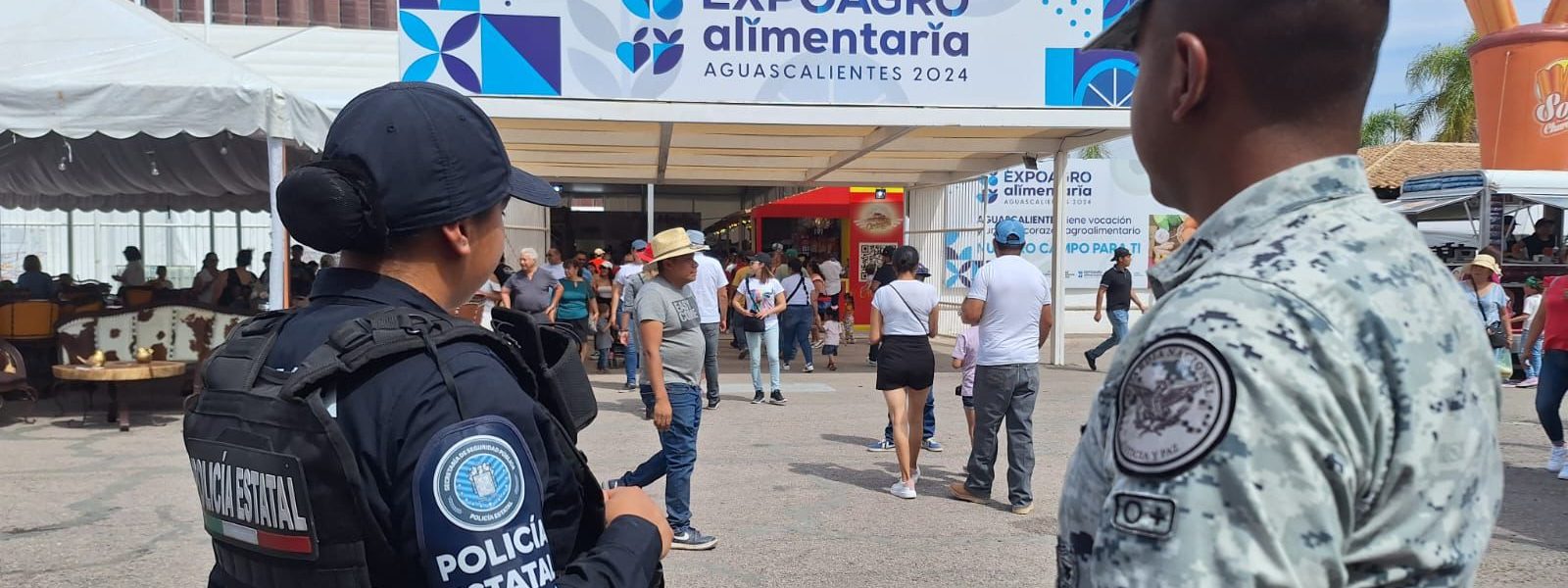 POLICÍA ESTATAL MANTIENE DESPLIEGUE PERMANENTE EN TODO EL PERÍMETRO FERIAL