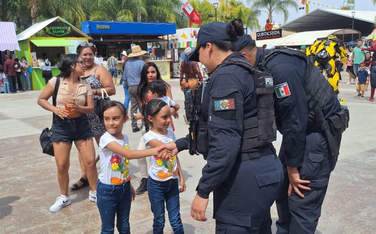 POLICÍA ESTATAL BRINDA ATENCIÓN ESPECIALIZADA A NIÑOS Y NIÑAS EN LA FNSM 2024